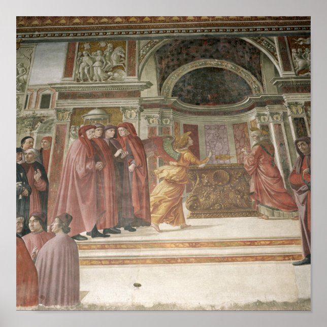 Affiches L'Ange apparaissant à St. Zacharias dans (Devant)