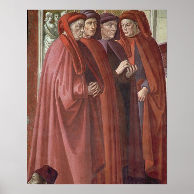 Affiches L'Annonciation à St. Zacharias (fresque) (détail (Devant)