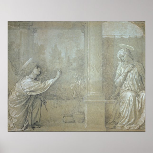 Affiches L'Annonciation, dessin préparatoire pour le Capp (Devant)