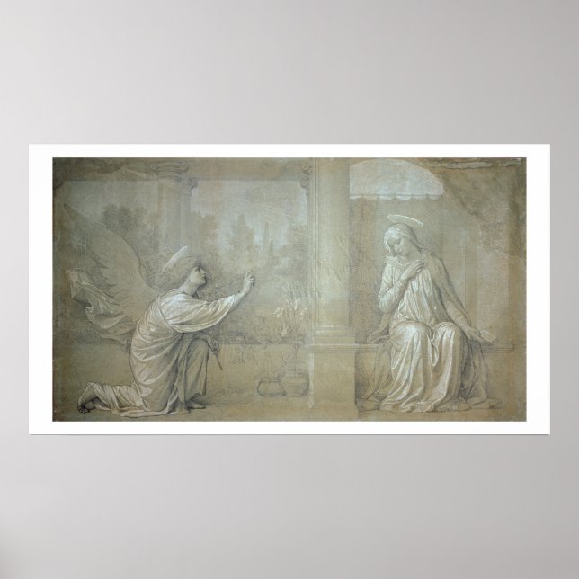 Affiches L'Annonciation, dessin préparatoire pour le Capp (Devant)