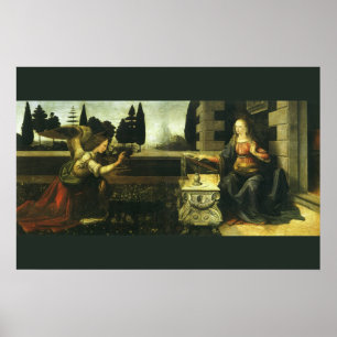 Affiches L'Annonciation du Seigneur par Léonard de Vinci