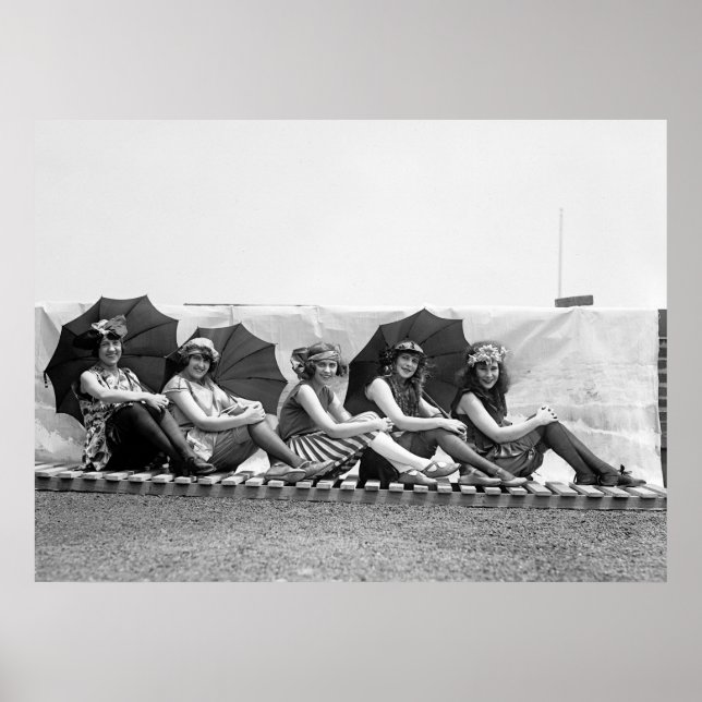Affiches Lansburg Bathing Girls : 1922 (Devant)