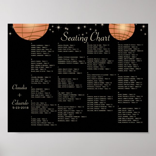 Affiches Lanternes festives avec Pastel Black & Apricot (Devant)