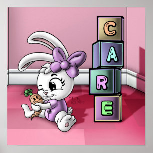 Affiches Lapin bébé