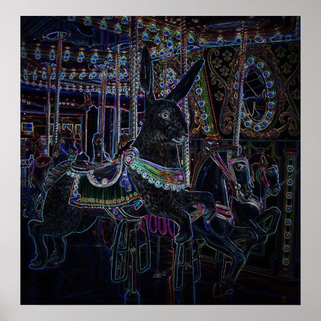 Affiches Lapin brillant (Devant)