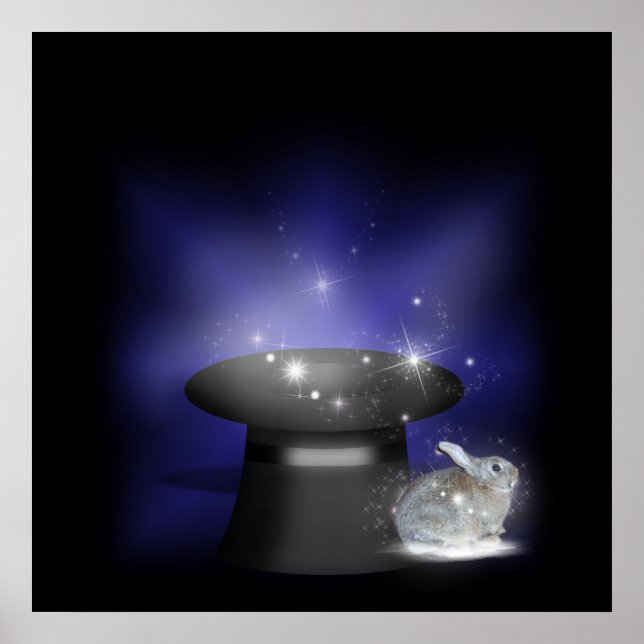 Affiches Lapin dans le Casquette magique (Devant)