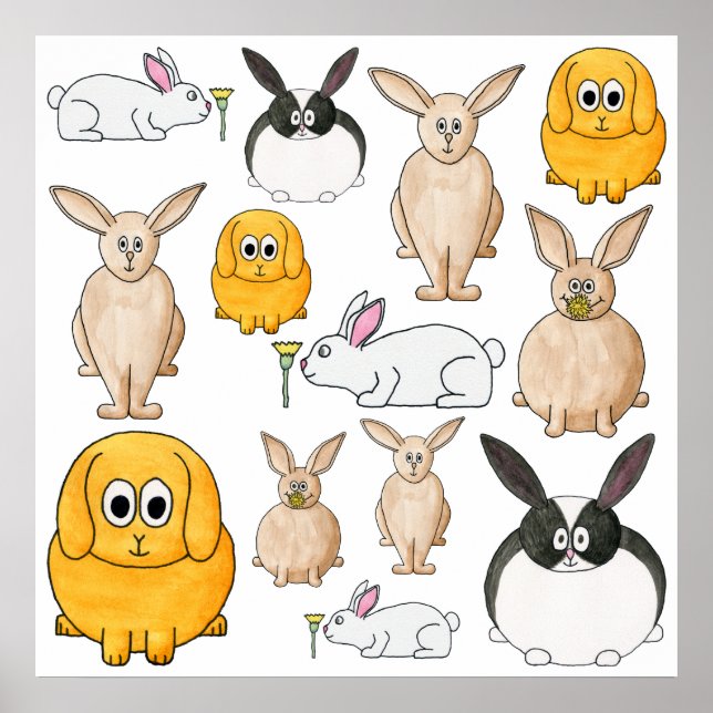 Affiches Lapins. (Devant)