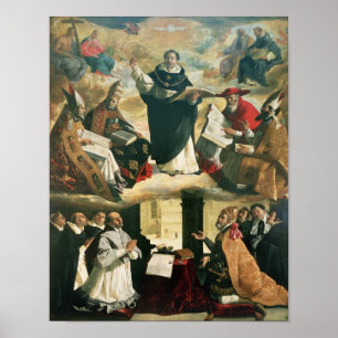 Affiches L'apothéose de St Thomas Aquinas, 1631