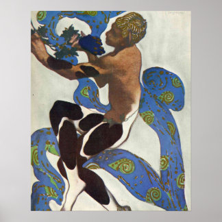 Affiches L'après-midi de la danseuse de ballet d'un pape