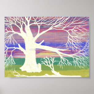 Affiches l'arbre blanc
