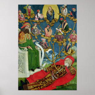Affiches L'arbre de Jesse, de l'autel du Dôme, 1499