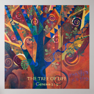 Affiches L'ARBRE de la VIE, genèse 2 : 9