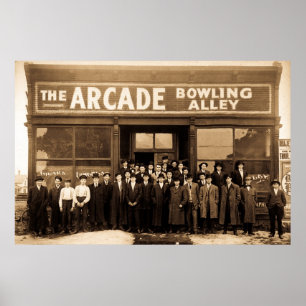 Affiches L'Arcade Bowling Alley