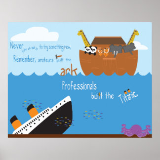 Affiches L'arche et le Titanic