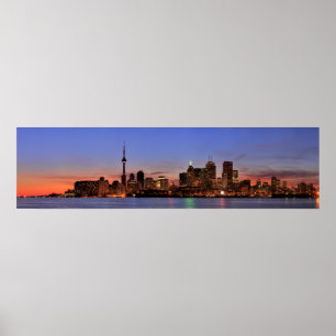 Affiches Large Panorama of Toronto Canada
