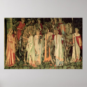 Affiches L'Armement et le Départ des Chevaliers