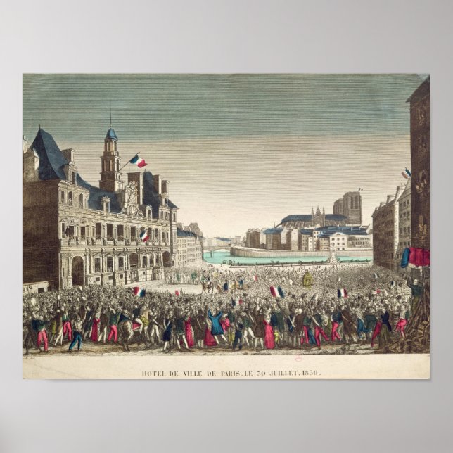 Affiches L'arrivée du duc d'Orléans (Devant)