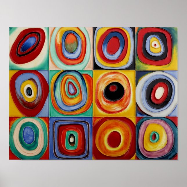 Affiches L'art Abstrait de Kandinsky (Devant)