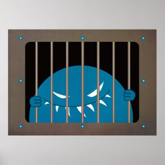 Affiches L'art de l'horreur du monstre malin