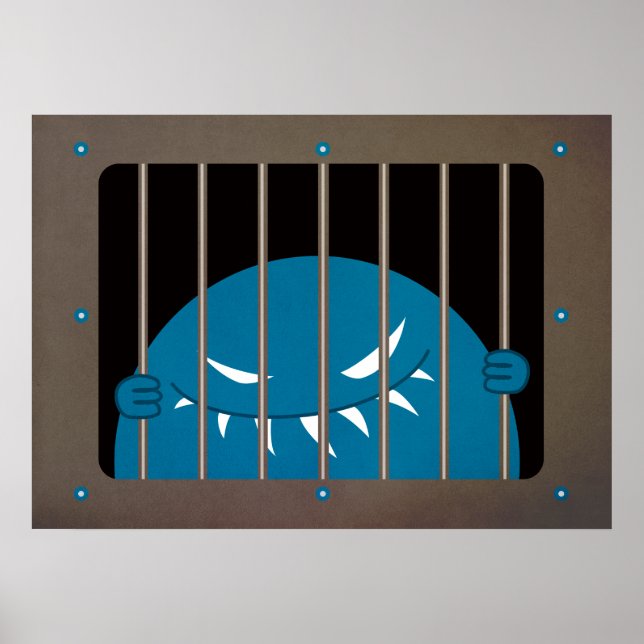 Affiches L'art de l'horreur du monstre malin (Devant)