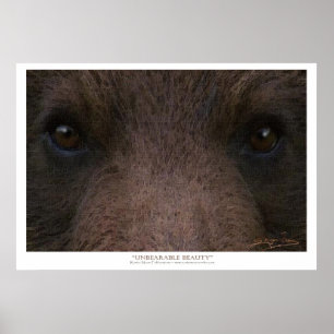 Affiches L'art INSUPPORTABLE de ~ de BEAUTÉ (ours gris)