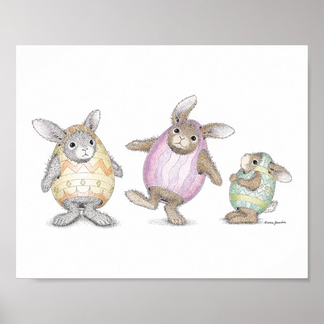 Affiches L'art mural HappyHoppers® (Devant)