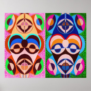 Affiches L'art NOIR EN COULEUR - Liberté d'expression