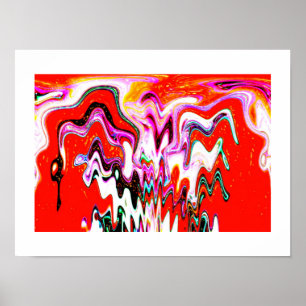 Affiches L'art spirituel du volcan