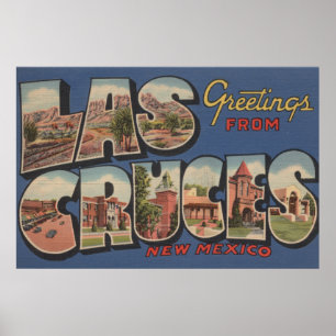 Affiches Las Cruces, Nouveau Mexique - grandes scènes de