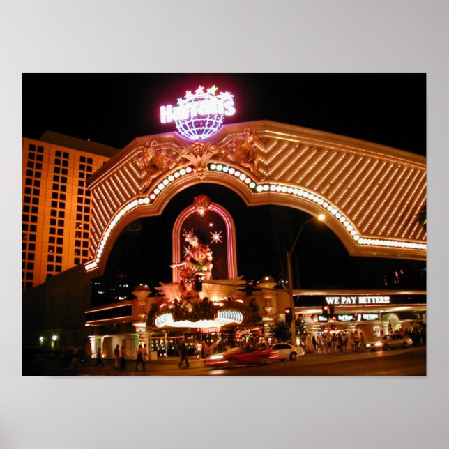 Affiches Las Vegas de Harrah (Devant)