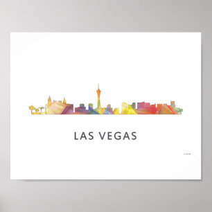 AFFICHES LAS VEGAS, NEVADA SKYLINE WB1 -