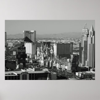 Affiches Las Vegas Photo noir et blanc