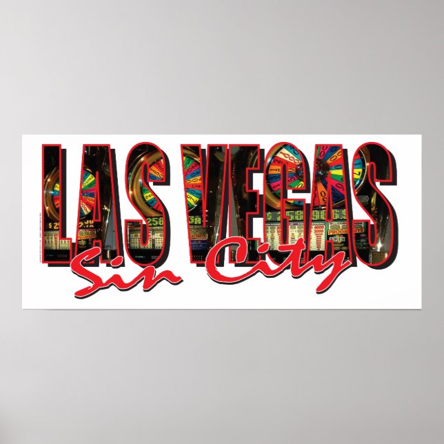 Affiches Las Vegas Sin City (Devant)