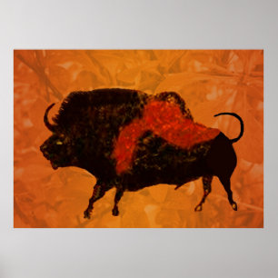 Affiches Lascaux Bison