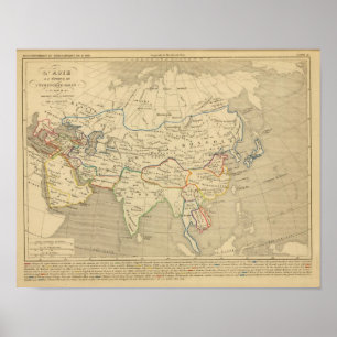 Affiches L'Asie, AP 1220 l'an JC