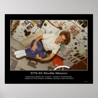 Affiches L'astronaute Eileen M. Collins-floats