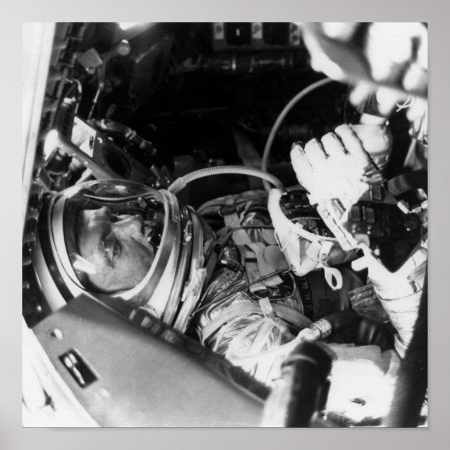 Affiches L'astronaute John Glenn à l'intérieur de l'amitié  (Devant)