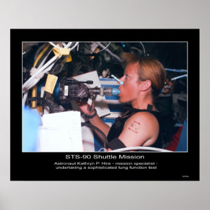 Affiches L'astronaute Kathryn P. Location sur STS-90