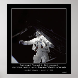Affiches L'astronaute Russell L. Schweickart Apollo 9 Missi