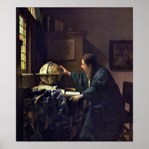 Affiches L'astronome par Johannes Vermeer