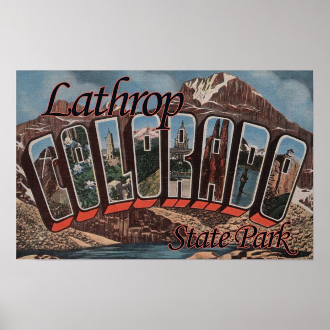 Affiches Lathrop State Park, Colorado (Devant)