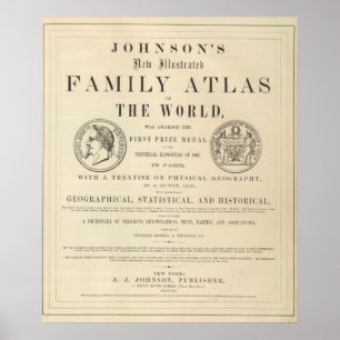 Affiches L'Atlas familial illustré de Johnson