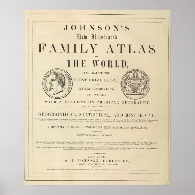 Affiches L'Atlas familial illustré de Johnson (Devant)
