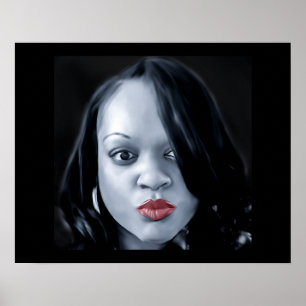 Affiches Latoya Black/White