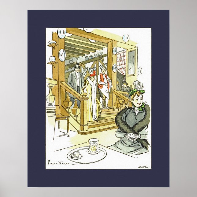 Affiches L'Auberge des Adrets ~P. Vidal ~*Modifier la coule (Devant)