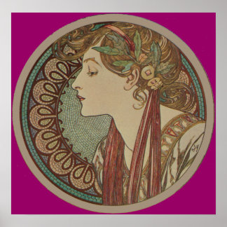 Affiches Laurel de Alphonse Mucha ( 1901 ) Art nouveau