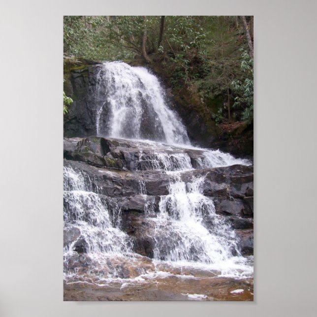 Affiches Laurel Falls, Smokey Mountains (Devant)