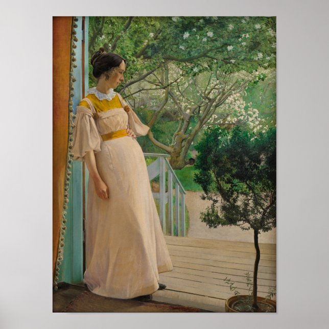 Affiches Laurits Andersen Anneau dans la porte du jardin CC (Devant)