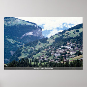Affiches Lauterbrunnen, Suisse