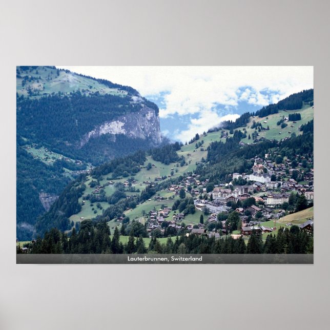 Affiches Lauterbrunnen, Suisse (Devant)